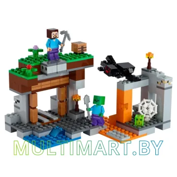 Конструктор LEGO Minecraft 21166 Заброшенная шахта картинка 3
